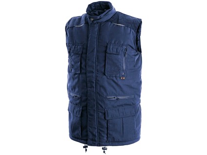 Pánská zimní vesta OHIO, modrá, vel. 3XL